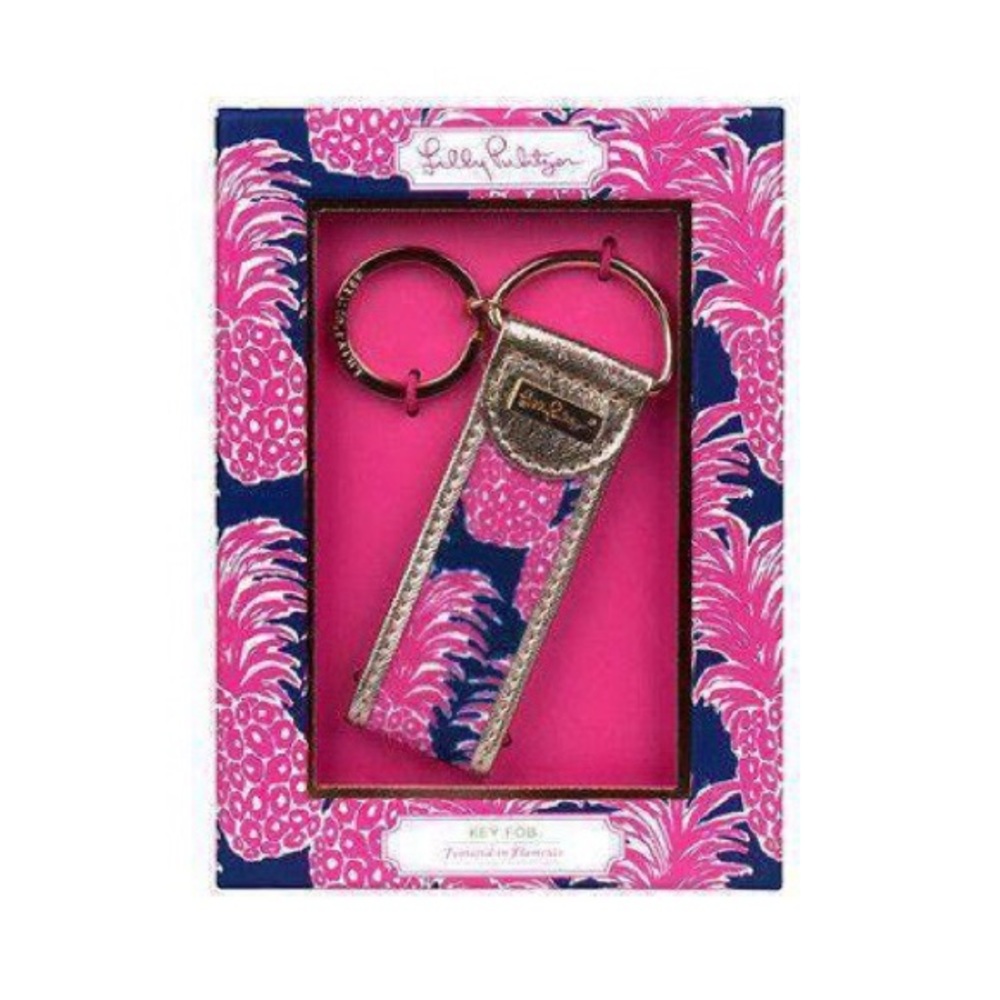 Lilly Pulitzer Pineapple Key Fob